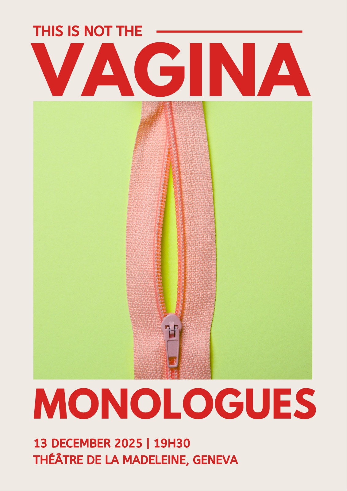 This is NOT the Vagina Monologues